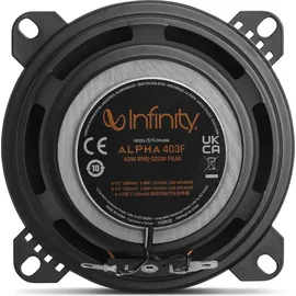Infinity Alpha 403F Koaxial Lautsprecher Auto 10 cm (4 Zoll) - 2er Set