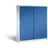 C+P CP Stahlschrank 2149-00 S10051 lichtgrau, enzianblau 8 Fachböden 160,0 x 40,0 x 195,0 cm, aufgebaut, 1 St.