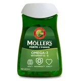 Möllers Omega 3 Forte Fischöl 112 Kapseln Omega-3 + Vitamin D3 & E