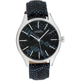 Oozoo Damen Armbanduhr Timepieces Analog Leder blau schwarz D2UOC10434 - Blau