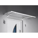 Gutta LED Pultvordach 150 x 90 cm weiß