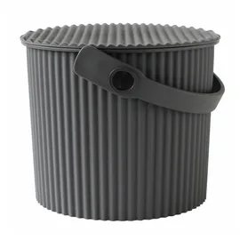 hachiman-kasei.co.,ltd Hachiman Aufbewahrungsbox Mini-Eimer 4 l 4-tlg. grau