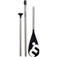 SUP-Paddel Stand Up Paddle Mistral zerlegbar und verstellbar 170–215 cm, grau|schwarz, EINHEITSGRÖSSE