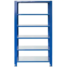 ar shelving Steckregal Stahl 250 x 60 x 30 cm blau 6 Böden