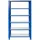 ar shelving Steckregal Stahl 250 x 60 x 30 cm blau 6 Böden