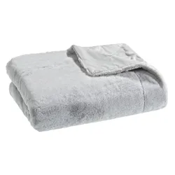 Wohndecke FELLOPTIK - silber