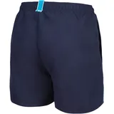 Arena Boys' Beach Boxer Solid Navy/Turquoise 152