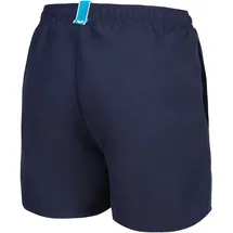 Arena Boys' Beach Boxer Solid Navy/Turquoise 152