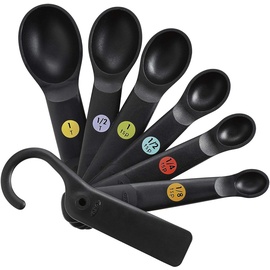 Oxo Good Grips Plastic Measuring Spoons - Black - 7pc set