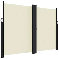VidaXL Seitenmarkise Ausziehbar Creme 180x1000 cm