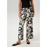 Aniston CASUAL Schlupfhose Casual Schwarz/Weiß 40