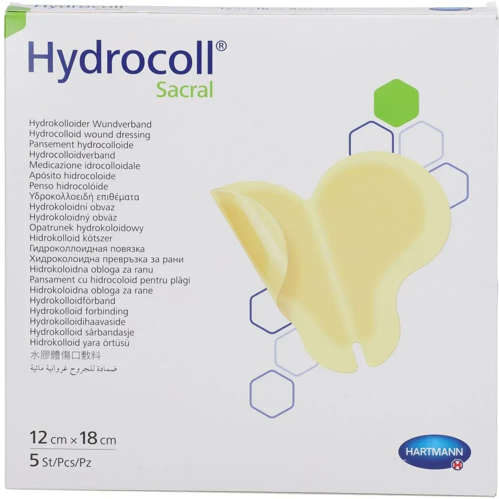 HYDROCOLL sacral Wundverband 12x18 cm 5 St