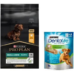 PURINA PRO PLAN Small & Mini Puppy OPTISTART 7kg + Purina Dentalife GRATIS!