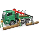 Bruder 02769 - MAN Holztransport-LKW inkl. Ladekran 1:16