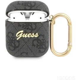 GUESS GUA24GSMK AirPods grau 4G Script Metal Collection