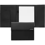 HUGO BOSS Schreibmappe Pinstripe A4 Schwarz
