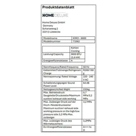 Home Deluxe KIMO - 9000 BTU