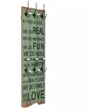 vidaXL Wandgarderobe HAPPY LOVE 120 x 40 cm Holzwerkstoff