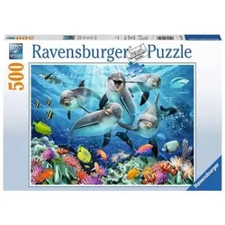 RAVENSBURGER 14710 Puzzle Delfine im Korallenriff