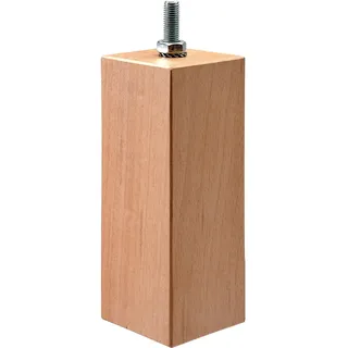 Hettich Möbelfuß Brema 150 x 50 x 50 mm Holz Buche mit M8 Schraube 1 Stück FSC®