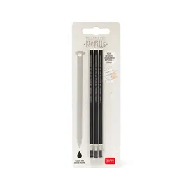 Legami Ersatzmine für löschbaren Gelstift 0,7 mm Schwarz