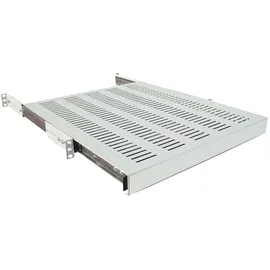 Logilink SF1S85G 19 Zoll 1 HE Ausziehbar Geeignet für Schranktiefe: 1000mm Grau