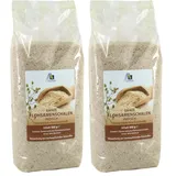 Avitale Ganze Flohsamenschalen aus Indien, 99% Reinheit, reich an Ballaststoffen - Verpackt in Deutschland, 2er Pack (1 x 500 g)