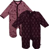 PIPPI Babywear Kinder Schlafanzug in Lila | Gr.: 68