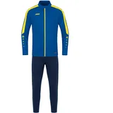 Jako Power Polyester Trainingsanzug Kinder 404 royal/citro 140