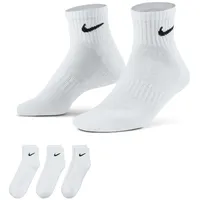Nike Everyday Cushioned Trainings-Knöchelsocken White/Black 42-46