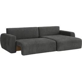 kaiser möbel Eckcouch Cord 2-Sitzer Grau