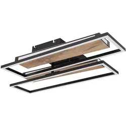 Wohnzimmerlampe Deckenleuchte Deckenlampe LED Holzoptik Dreh-Schwenkbar L 60 cm
