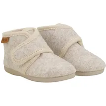 En Fant Slippers Wool Hook and Loop Braun 28