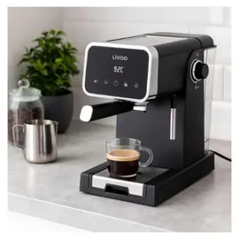 LIVOO DOD218N 20-bar-espressomaschine schwarz inklusive Zubehör