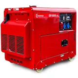 DEKO VERTRIEB BAYERN Premium Diesel Stromerzeuger 10kW+Batterie E-Start Generator 196cc 2x220V-1x380