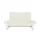 HIMOLLA Ledersofa 6001 ¦ creme ¦ Maße (cm): B: 173 H: 102 T: 86.0