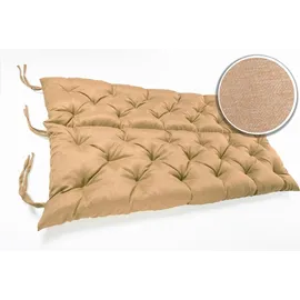 sunnypillow Bankauflage 110 x 50 x 50 cm beige 1 St.