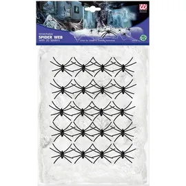 w widmann milano party fashion Weißes Spinnennetz Tischdekoration Halloween 500 g 20 St. Weiß