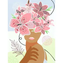 Ravensburger CreArt - Malen nach Zahlen 23908 - Gedankenblumen - ab 12 Jahren - Malen auf Leinwand