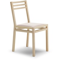 groove CRIZIA 1.01.0 Stuhl, Holz leinwand, Weiß/Beige, u