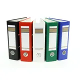 Livepac Office Ordner DIN A5, 75 mm, je 4x weiß, grün, blau, rot und schwarz, 20 Stück