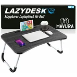 LAZYDESK Klappbarer Laptoptisch Betttisch Notebook Betttablett Frühstückstablett