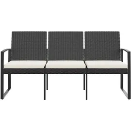 vidaXL Gartenbank 53 x 56 x 32 cm Schwarz