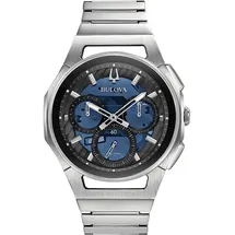 BULOVA Herrenuhr 96A205 Silber - Silber