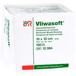 Vliwasoft Vlieskompressen 10x10 cm unsteril 4l.