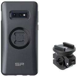 SP Connect Komplettpaket Motorrad-Bundle am Rückspiegel montiert - Samsung S10E