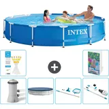 Frame Pool Rund - 366x76 Cm - 7-teilig  S257