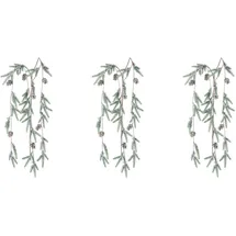 Creativ green Winterliche Kunstpflanze 100 cm grau