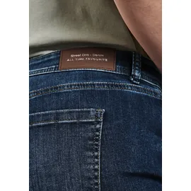 STREET ONE Damen A378402 Jeans im Casual Fit, Dark Blue Wash, / 30L