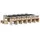 vidaXL Garten-Essgruppe 17-tlg. Beige